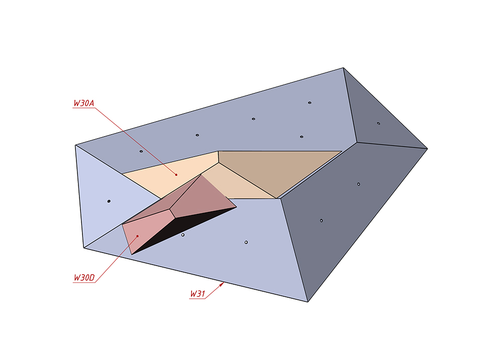 W30 Сет Wooden Pinches