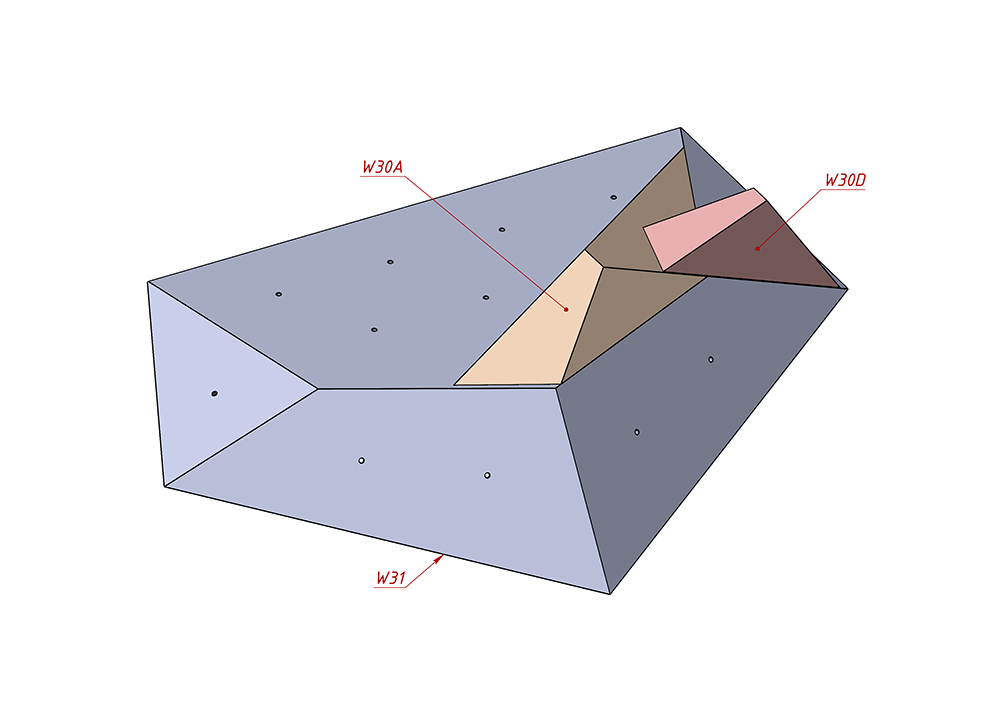 W30 Сет Wooden Pinches