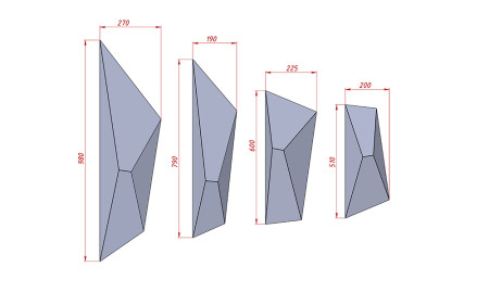 W30 Сет Wooden Pinches