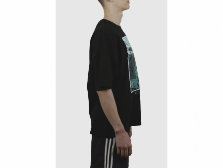 Футболка Aztec x Blosyak oversize, черная